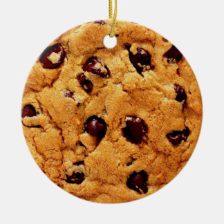 Adorno De Cerámica Galleta de microprocesador de chocolate