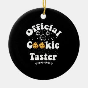 Adorno De Cerámica Galleta Degustadora Oficial Amantes De Galletas Na