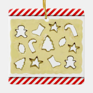 Adorno De Cerámica Galletas de Navidad