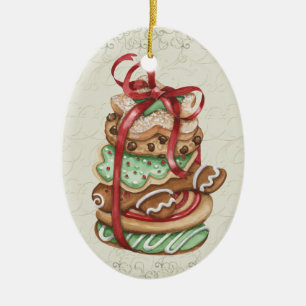 Adorno De Cerámica Galletas de Navidad - SRF
