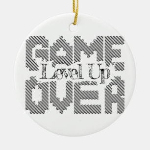 Adorno De Cerámica Game Over: Restaurar la diversión de antaño, sube