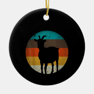 Adorno De Cerámica Ganadería lechera de regalo de cabra de cosecha vi