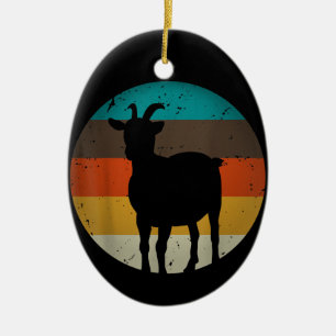 Adorno De Cerámica Ganadería lechera de regalo de cabra de cosecha vi
