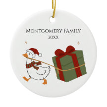 Ganso Ladrón de Regalos de Navidad Personalizado