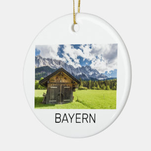 Adorno De Cerámica Garmisch Partenkirchen Bavaria Alpes Panorama