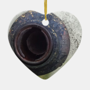 Adorno De Cerámica gas de camión verde y blanco