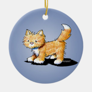 Adorno De Cerámica Gata KiniArt Kitty Cat