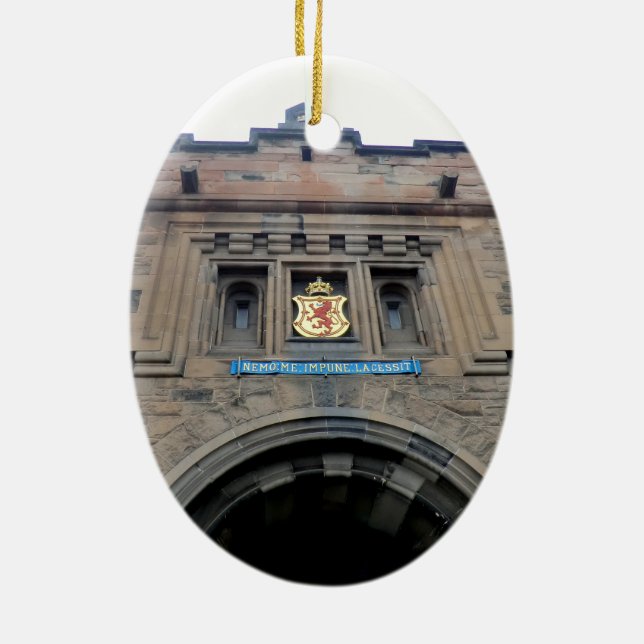 Adorno De Cerámica Gatehouse del castillo de Edimburgo (Atrás)