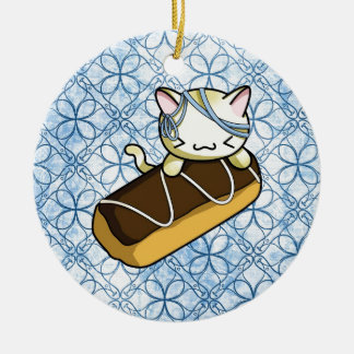 Adorno De Cerámica Gatito del Eclair