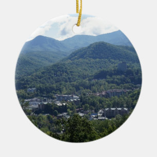 Adorno De Cerámica Gatlinburg