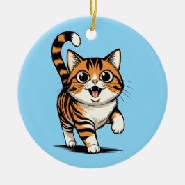 Adorno De Cerámica gato