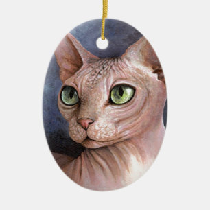 Adorno De Cerámica Gato 578 Sfinx