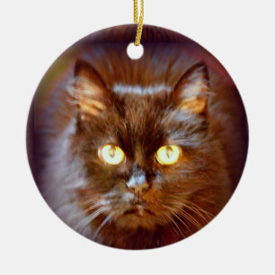 Adorno De Cerámica gato negro