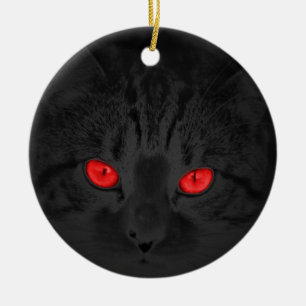 Adorno De Cerámica Gato negro