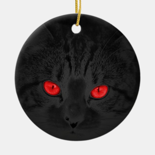 Adorno De Cerámica Gato negro (Frente)