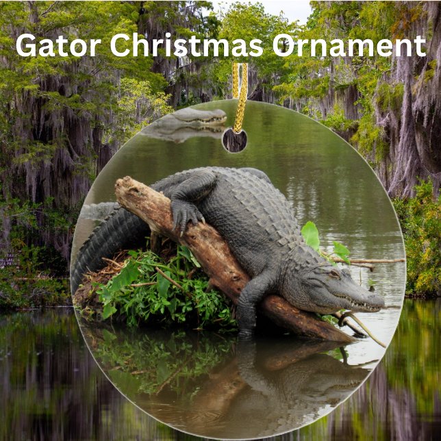 Adorno De Cerámica Gator Ornament (Subido por el creador)