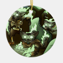 Gatos Zombie de Halloween