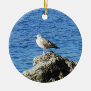 Adorno De Cerámica Gaviota