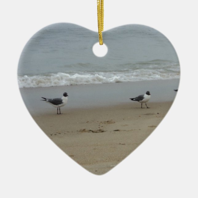 Adorno De Cerámica Gaviotas (Frente)