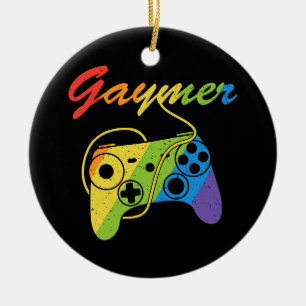 Adorno De Cerámica Gaymer   Controlador de videojuegos Rainbow   Jueg