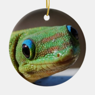 Adorno De Cerámica Gecko curioso