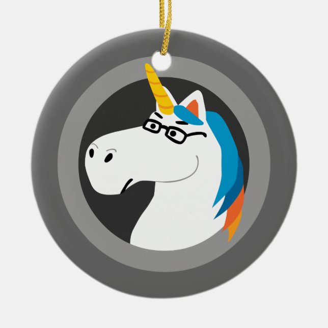 Adorno De Cerámica Geekicorn (Frente)
