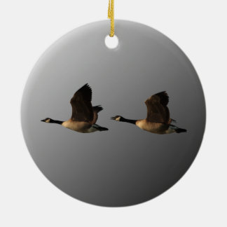 Adorno De Cerámica Geese volador