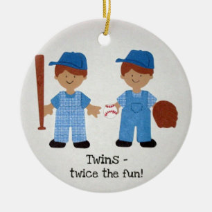 Adorno De Cerámica ¡Gemelos - dos veces la diversión!