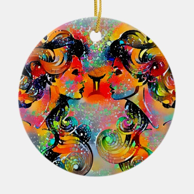 Adorno De Cerámica Gemini Tijuana (Frente)