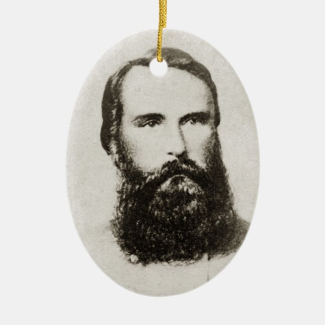 Adorno De Cerámica General James Longstreet (Frente)
