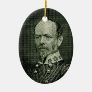 Adorno De Cerámica General Joseph E. Johnston