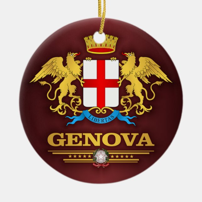 Adorno De Cerámica Génova (Génova) (Frente)