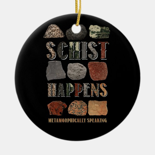 Adorno De Cerámica Geologia Mineral Geode Rock Collector Geología (Frente)