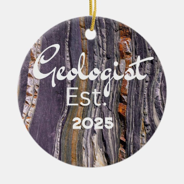 Adorno De Cerámica Geólogo (Frente)