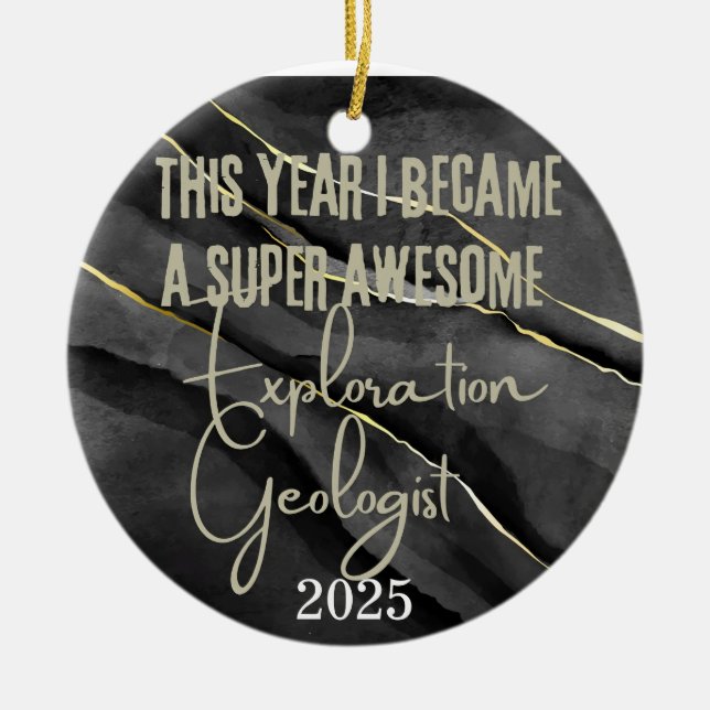 Adorno De Cerámica Geólogo (Frente)