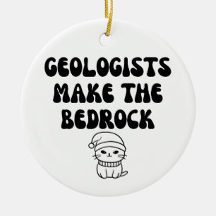 Adorno De Cerámica Geólogo gracioso