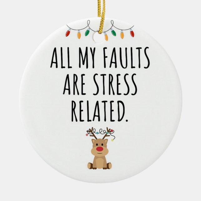 Adorno De Cerámica Geólogo gracioso (Frente)