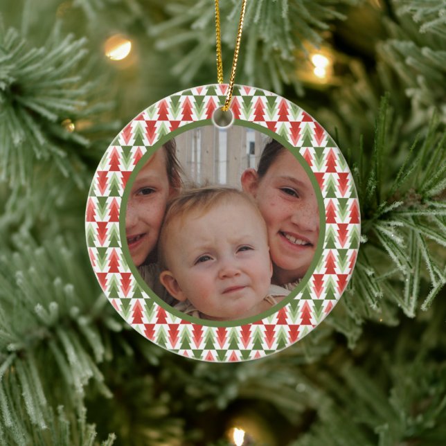 Adorno De Cerámica Geometric Christmas Tree Grove (Árbol)