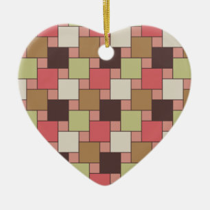 Adorno De Cerámica Geométrica del gabinete de especias