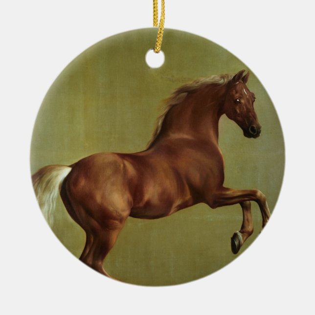 Adorno De Cerámica George Stubbs el | Whistlejacket, 1762 (Frente)