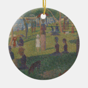 Adorno De Cerámica Georges Pierre Seurat Estudio de un domingo en L