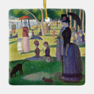 Adorno De Cerámica Georges Seurat - Domingo en La Grande Jatte