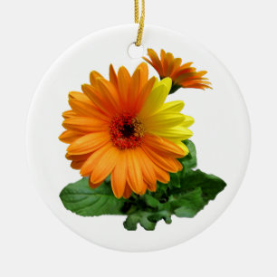 ADORNO DE CERÁMICA GERBERA DAISY-ORNAMENTS