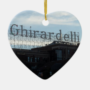 Adorno De Cerámica Ghirardelli San Francisco cuadrado