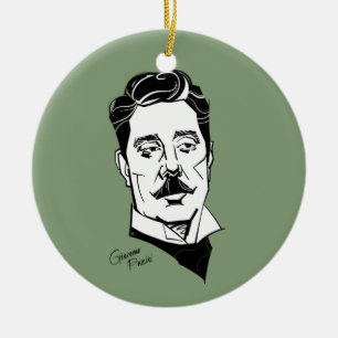 Adorno De Cerámica Giacomo Puccini