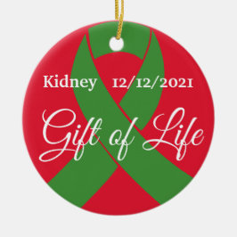 Adorno De Cerámica Gift of Life Customizable Ornament 