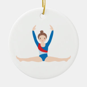 Adorno De Cerámica Gimnasia