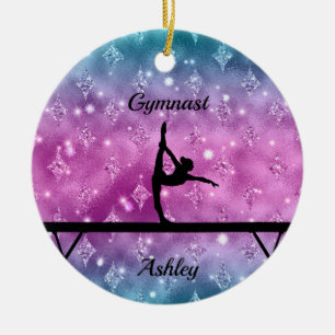 Adorno De Cerámica Gimnasia Beam Glam