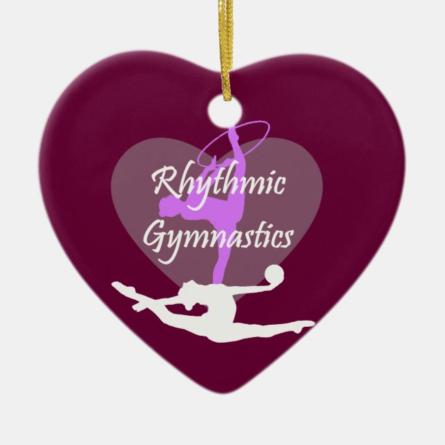 Adorno De Cerámica Gimnasia rítmica (Frente)