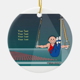 Adorno De Cerámica Gimnasia - varón